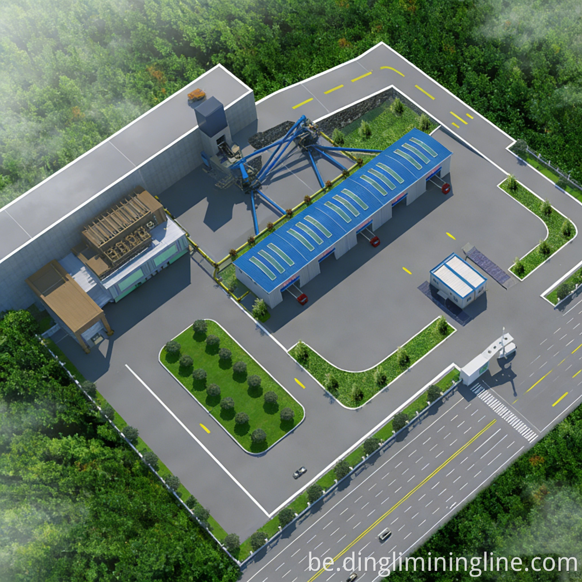 Multi-Crusher Stone Processing Line